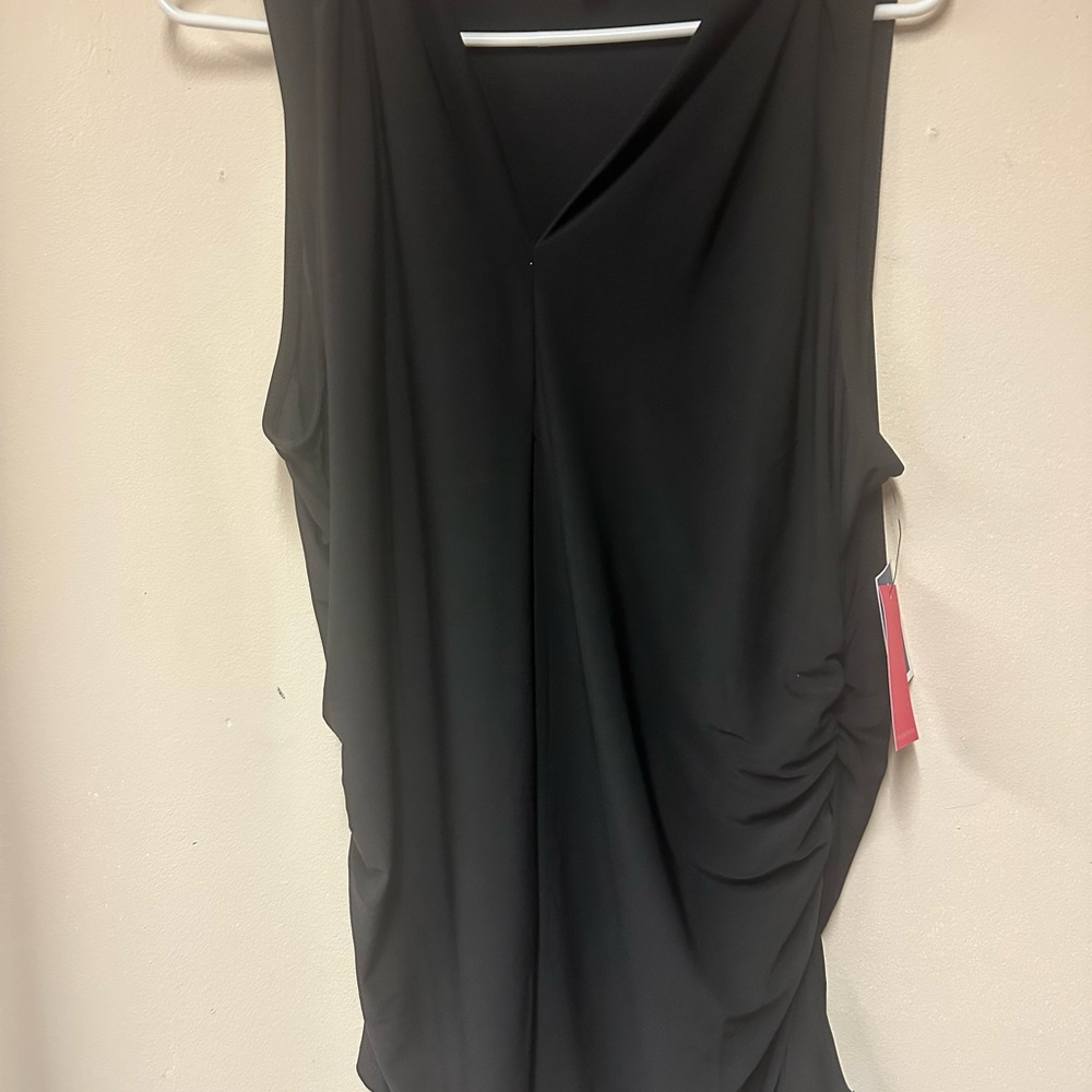 Marshalls Black Draped Women's Blouse